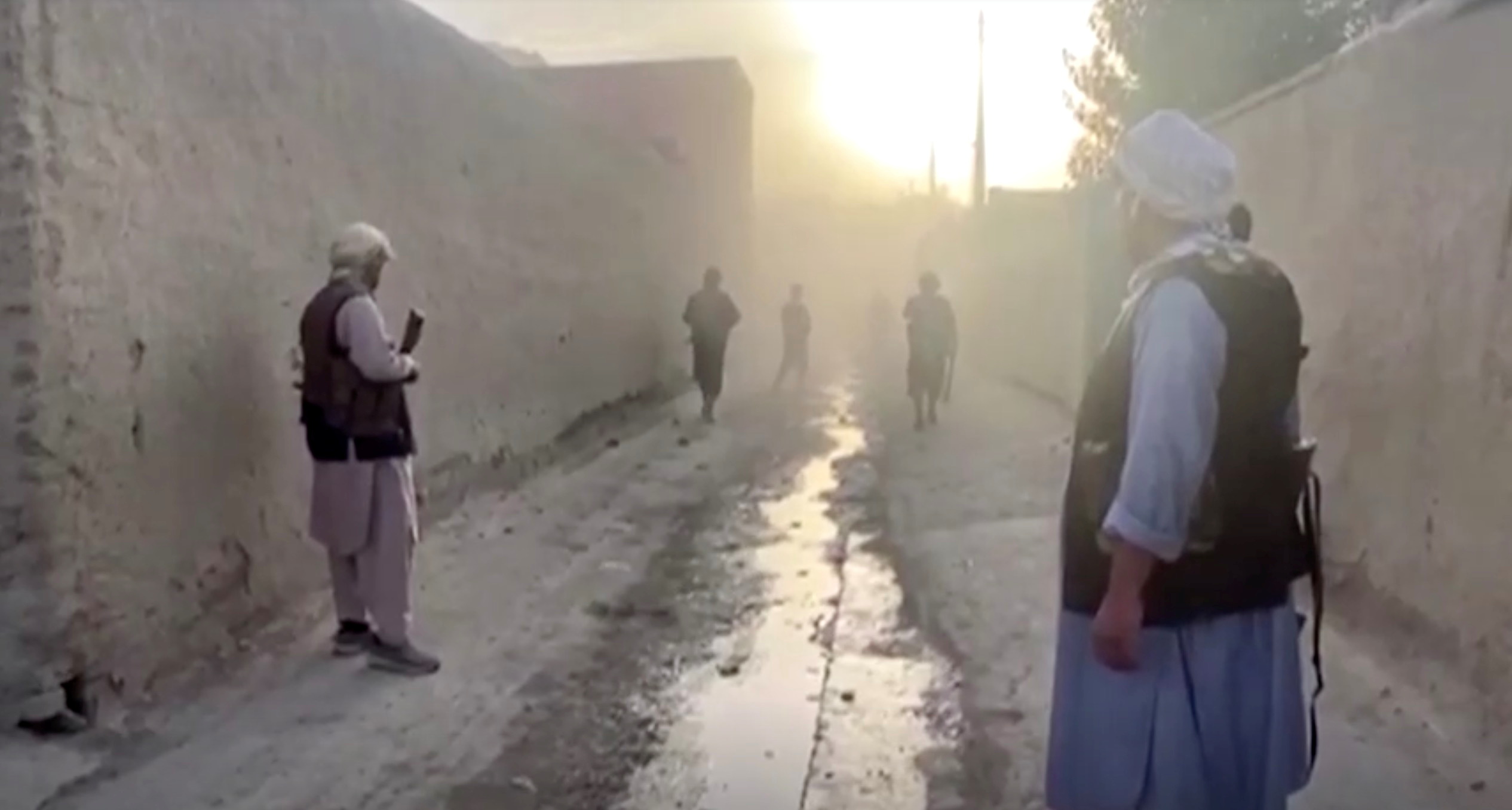 Smoke hovers at the site of an explosion as Afghan forces clash with Taliban fighters near Kunduz, Afghanistan July 10, 2021, in this picture obtained by Reuters from a video. ATTENTION EDITORS - THIS IMAGE HAS BEEN SUPPLIED BY A THIRD PARTY. MANDATORY CREDIT. NO RESALES. NO ARCHIVES.