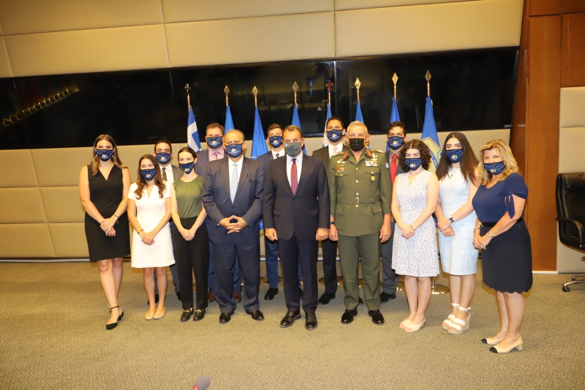 ΓΕΕΘΑ: Επίσκεψη του Ελληνοαμερικανικού Ινστιτούτου – Επαφές με ΥΕΘΑ και Α/ΓΕΕΘΑ