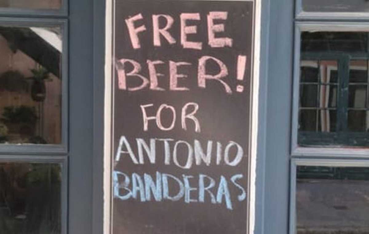 Αντόνιο Μπαντέρας – The Enforcer: Μαγαζί προσφέρει δωρεάν μπύρα στον Ισπανό σούπερ σταρ