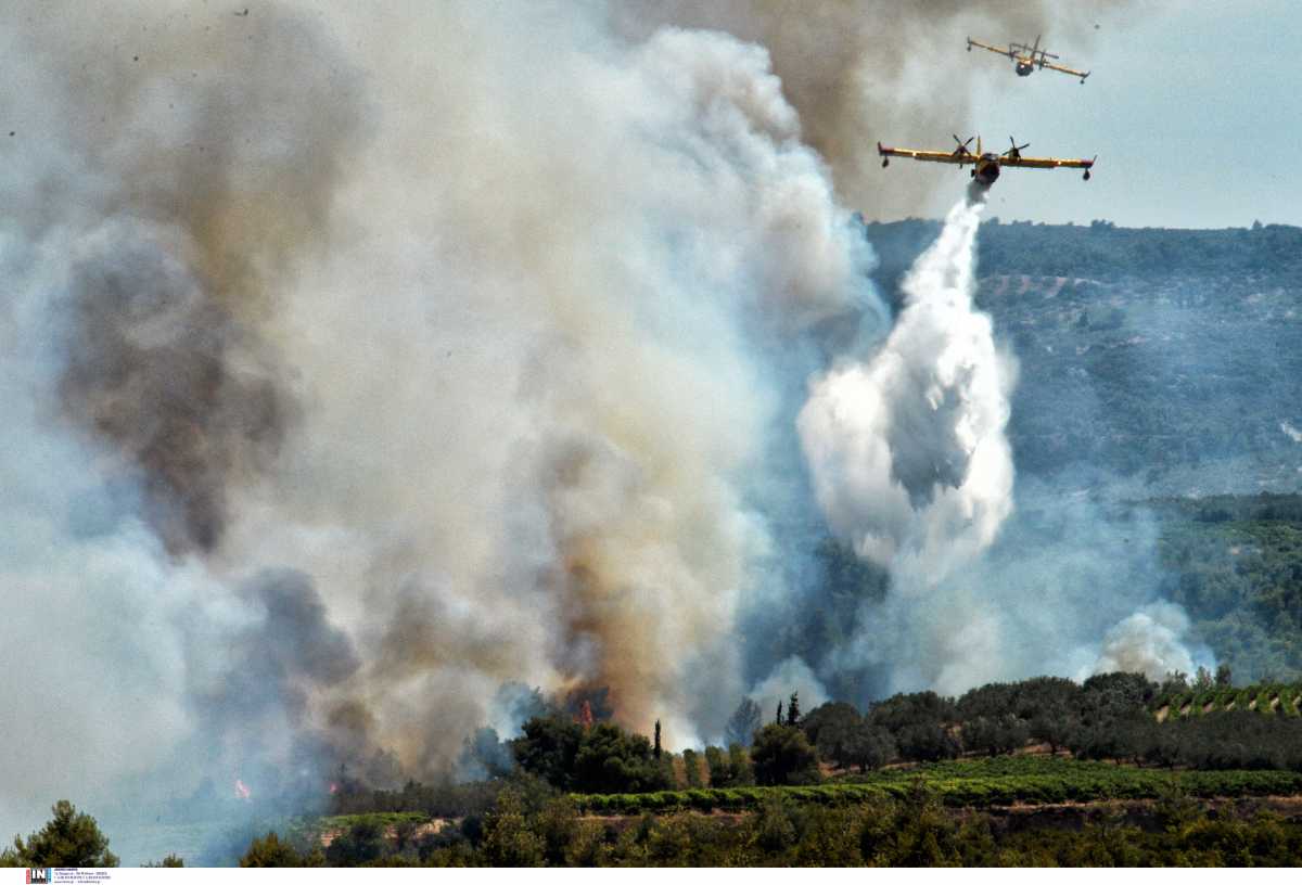 Κορινθία: Μία σύλληψη για τη φωτιά στο Καλέντζι – Μαίνεται το πύρινο μέτωπο