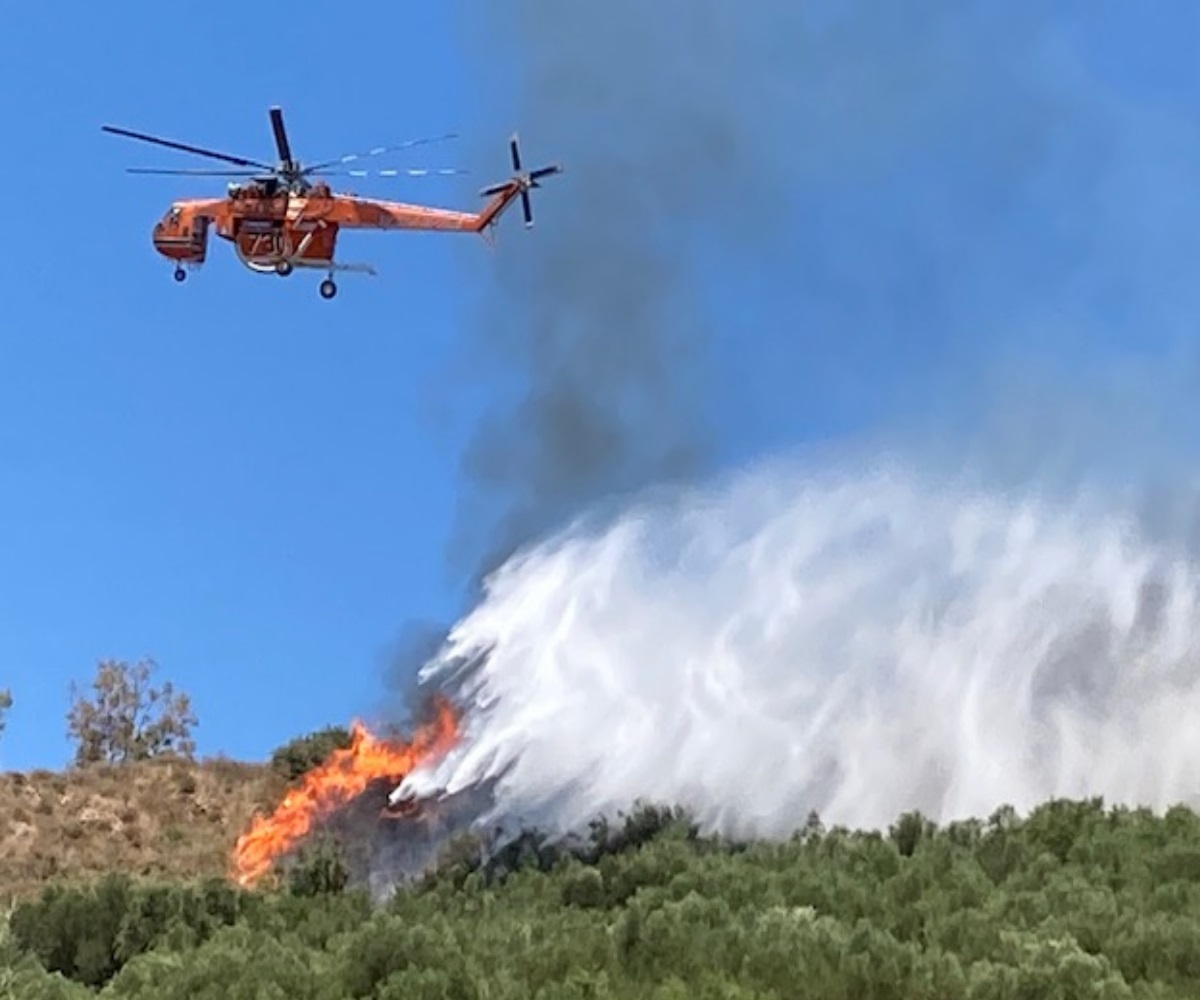 Φωτιά τώρα στη Ζάκυνθο – Λίγα χιλιόμετρα από την πόλη