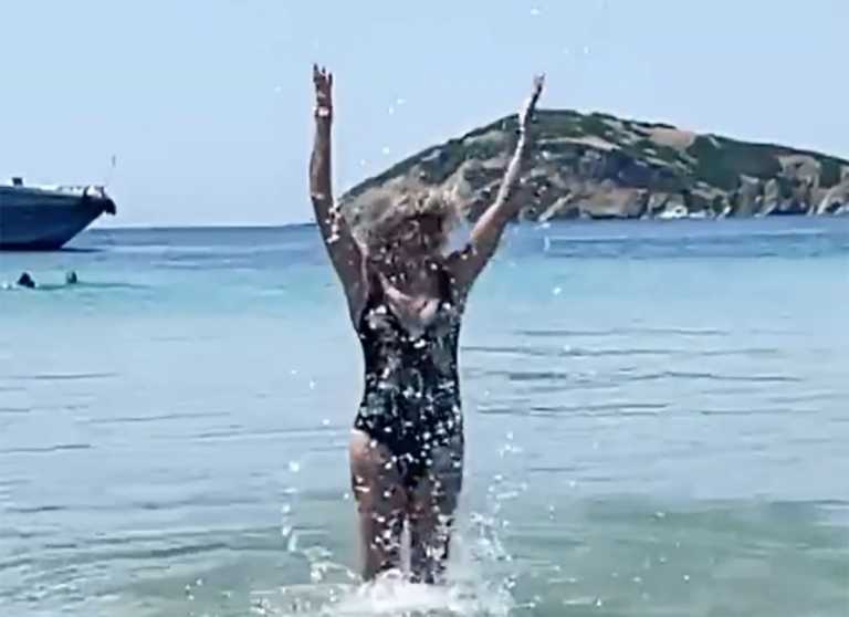 Γκόλντι Χόουν: Χορεύοντας στην Σκιάθο – Το βίντεο – διαφήμιση της Ελλάδας που ανέβασε στο Instagram