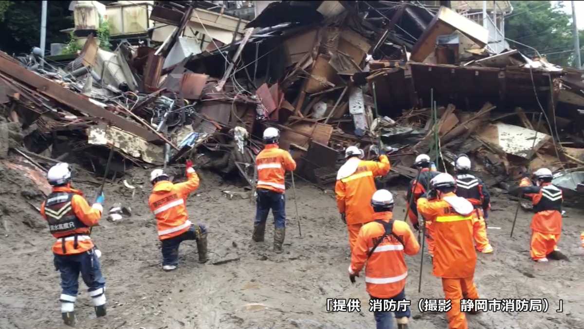 Ιαπωνία: 7 νεκροί και 27 αγνοούμενοι μετά την κατολίσθηση λάσπης – Λίγες ελπίδες για επιζώντες
