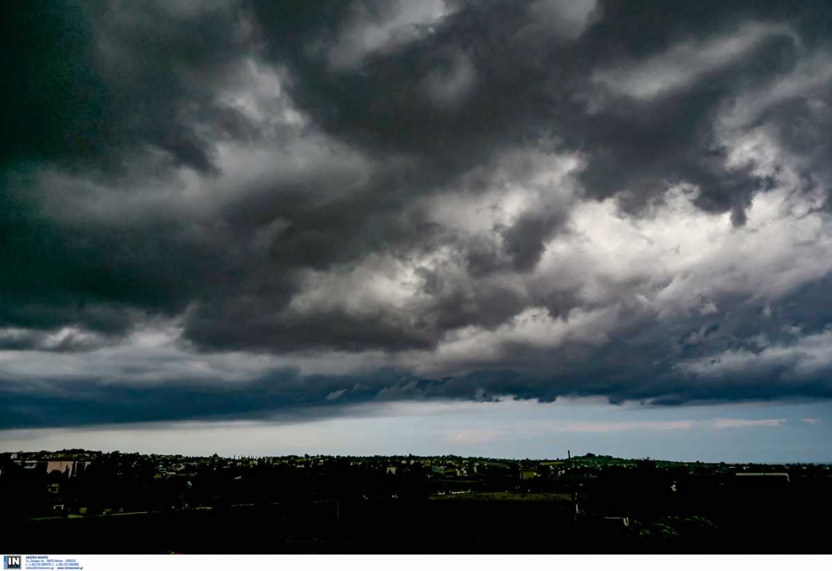 Καιρός – Meteo: Βροχές και καταιγίδες αύριο Τετάρτη – Πότε θα επηρεαστεί η Αττική