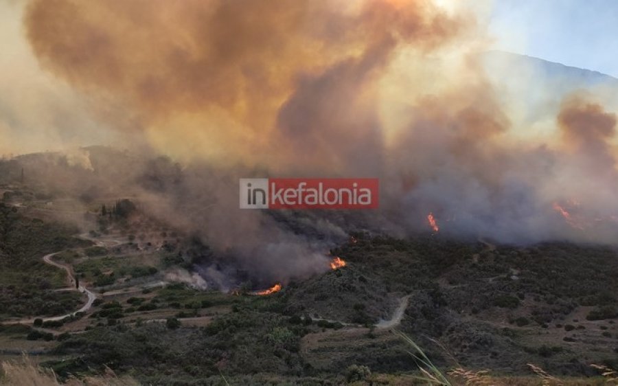 Κεφαλονιά: Ενεργοποιήθηκε η υπηρεσία Copernicus για την χαρτογράφηση της περιοχής που κάηκε