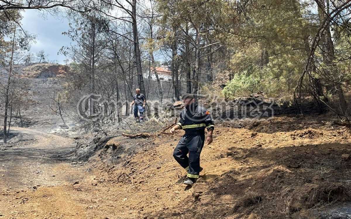 Κύπρος: Υπό πλήρη έλεγχο η φωτιά στο Πέρα Πεδί