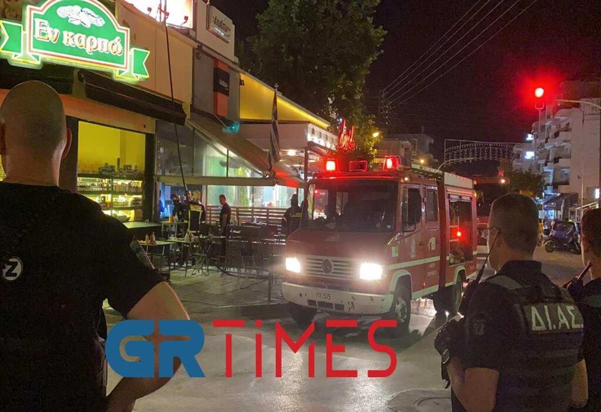 Θεσσαλονίκη: Φωτιά σε ψητοπωλείο – Κινδύνευσαν και άλλα μαγαζιά (pics, video)