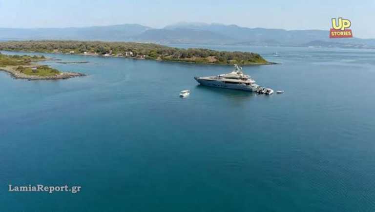 Λιχαδονήσια: Βίντεο από drone με τo σκάφος που εξέπεμψε SOS