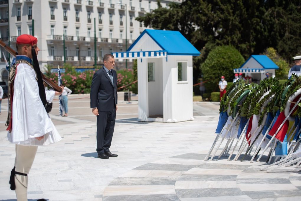 Αλκιβιάδης Στεφανής: Τίμησε τους πεσόντες στην τουρκική εισβολή στην Κύπρο