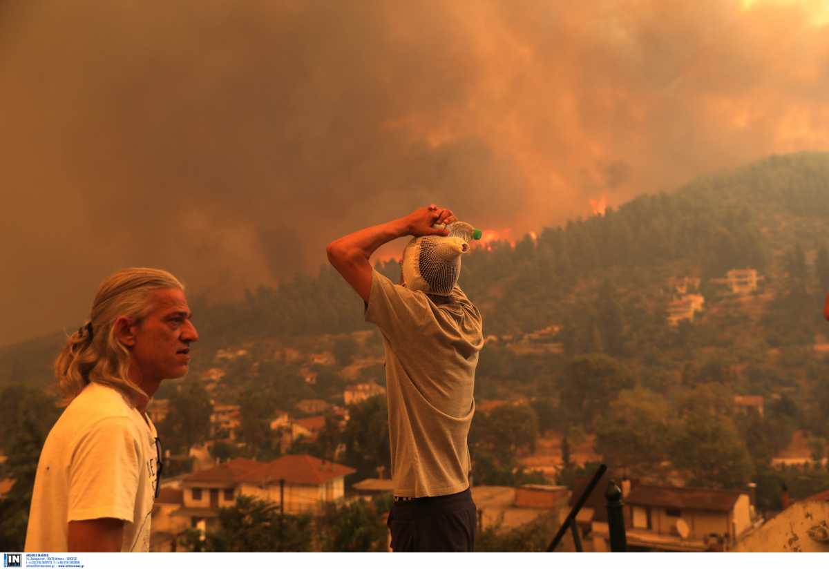 Φωτιές στην Εύβοια: Συγκλονιστικές εικόνες στα διεθνή ΜΜΕ – «Πρωταγωνίστρια» η κ. Παναγιώτα από τις Γούβες