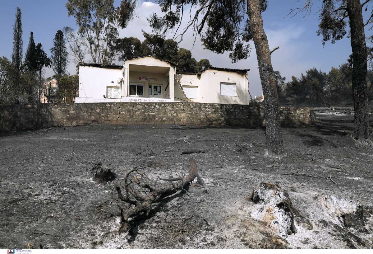 Φωτιά στην Εύβοια: Κάηκε το σπίτι πολίστα της Εθνικής