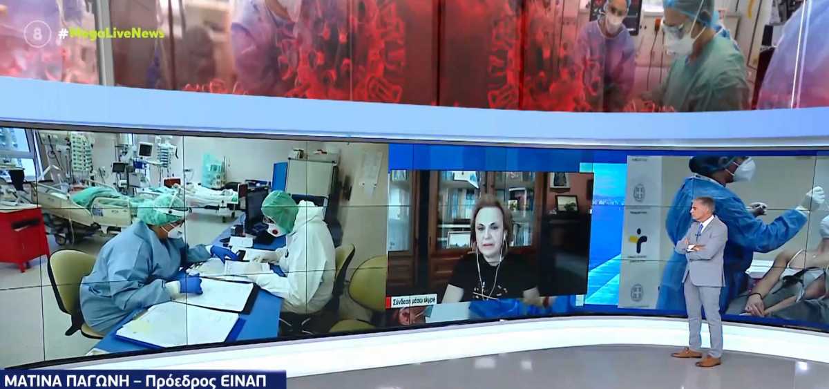 Εμβολιασμός – Ματίνα Παγώνη στο Live News: Εμβολιαζόμαστε για να σωθούμε