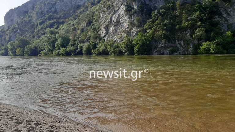 Εικόνες από το σημείο που εξαφανίστηκε ο νεαρός στον ποταμό Νέστο