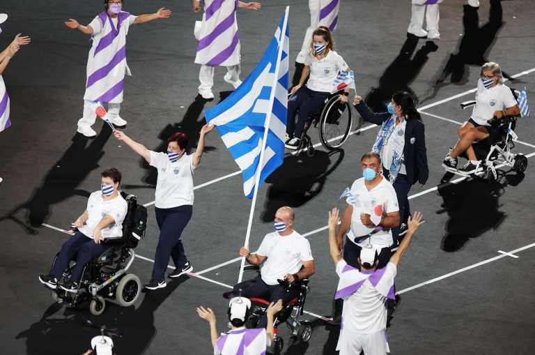Παραολυμπιακοί Αγώνες: Η είσοδος της ελληνικής αποστολής στην τελετή έναρξης
