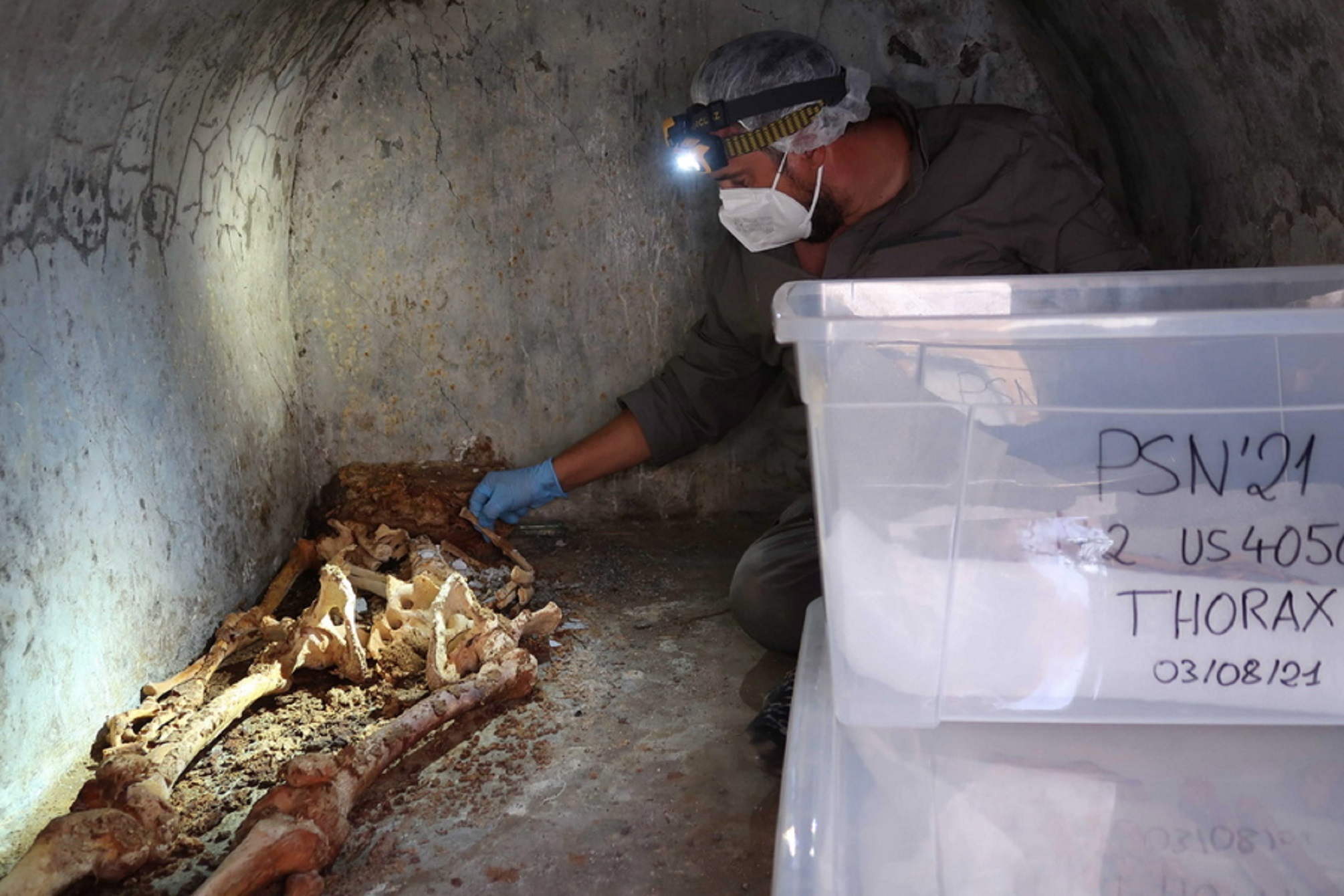 Πομπηία: Βρέθηκαν άψογα διατηρημένα ανθρώπινα λείψανα και μια ελληνική επιγραφή