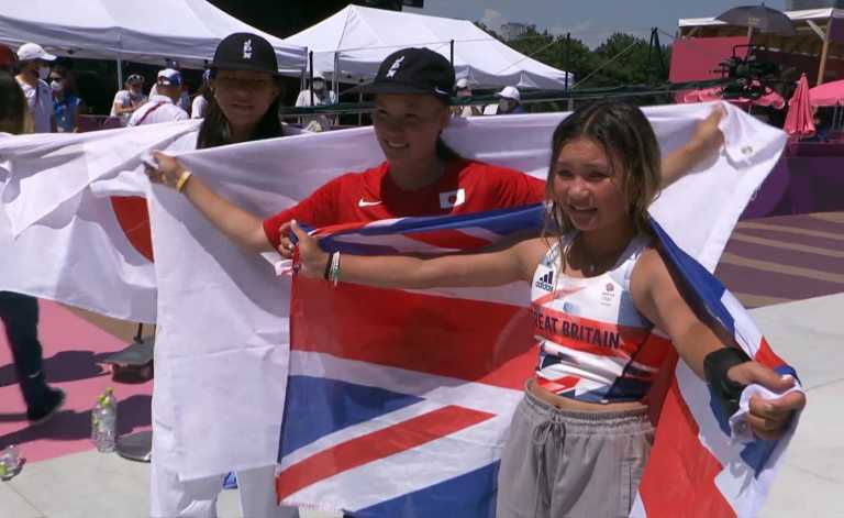 Ολυμπιακοί Αγώνες: Μια 12χρονη και μια 13χρονη στο βάθρο στο σκέιτμπορντ