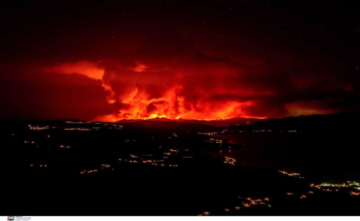 Φωτιά στην Εύβοια