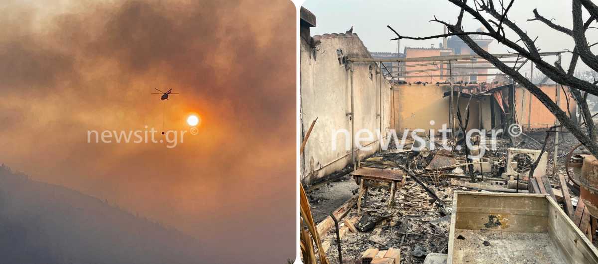 Φωτιά στην Εύβοια: Δεν σταματιέται το πύρινο μέτωπο – Βοήθεια από Σουηδία και Γαλλία