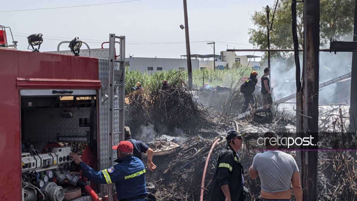 Κρήτη: Μία σύλληψη για τη φωτιά κοντά σε βενζινάδικο