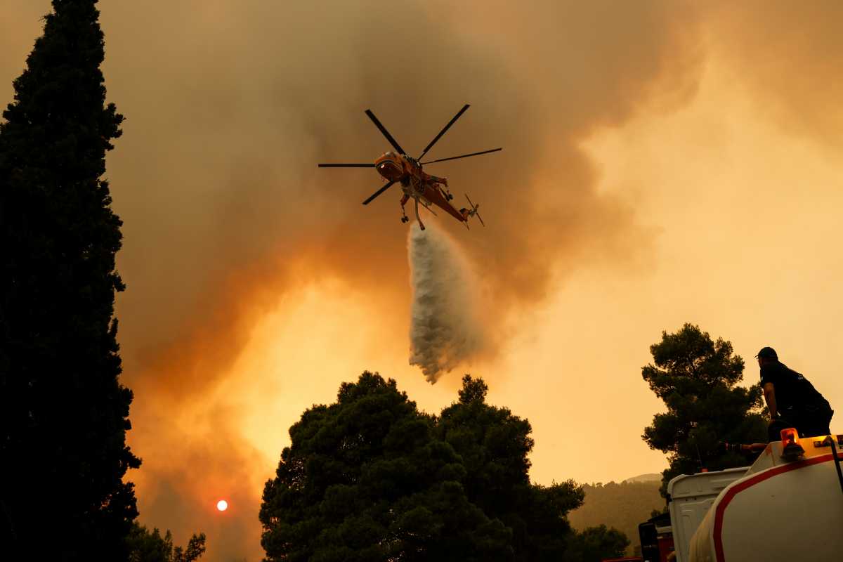 Αργολίδα: Φωτιά στην περιοχή ‘Ανω Βουνά στις Μυκήνες – Ρίψεις και από πυροσβεστικά αεροπλάνα