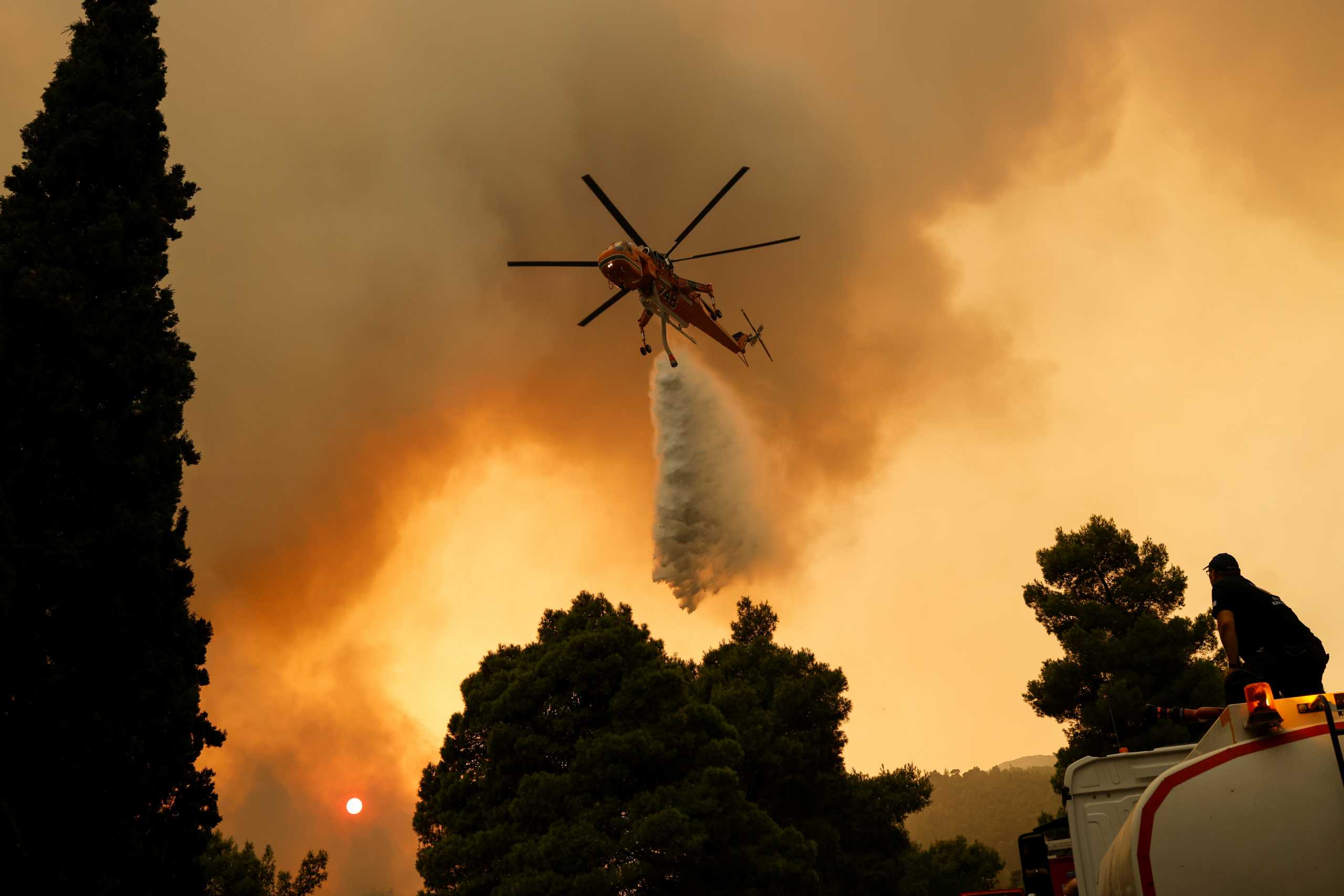 Φωτιά στο Βροντερό Φλώρινας