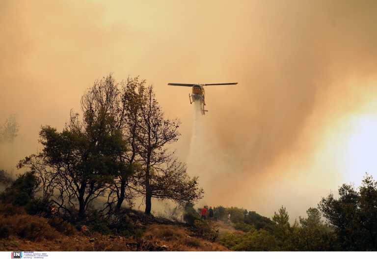Αιτωλοακαρνανία: Φωτιά στην Αστροβίτσα Αιτωλικού – Ρίψεις και από 4 πυροσβεστικά αεροπλάνα