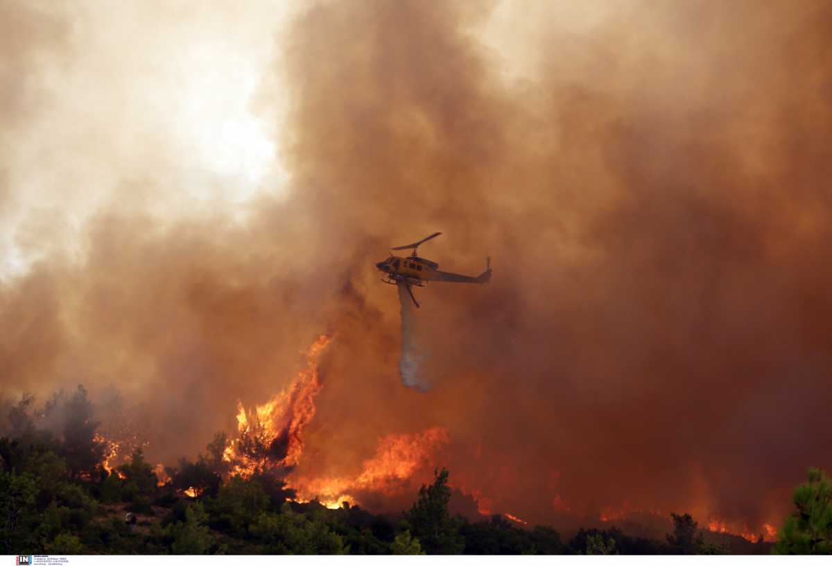 Φωτιά στην Καστοριά στην περιοχή Μονόπυλο Νεστορίου