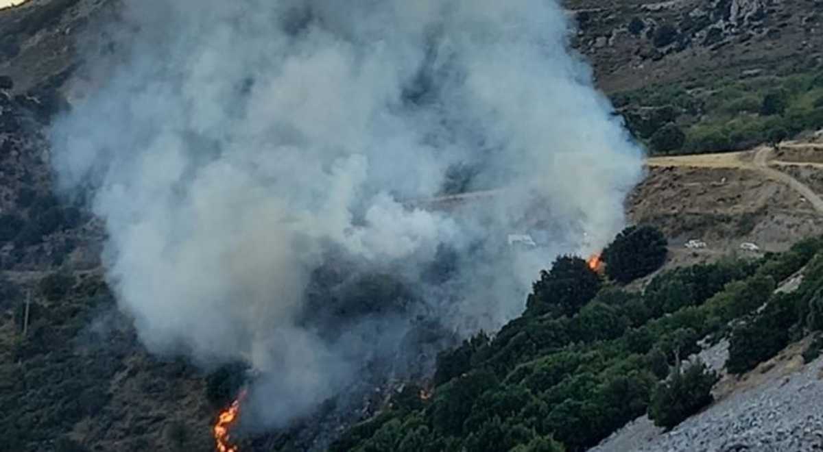 Κρήτη: Υπό έλεγχο η φωτιά στο Οροπέδιο Λασιθίου – Διακοπές ρεύματος σε οικισμούς