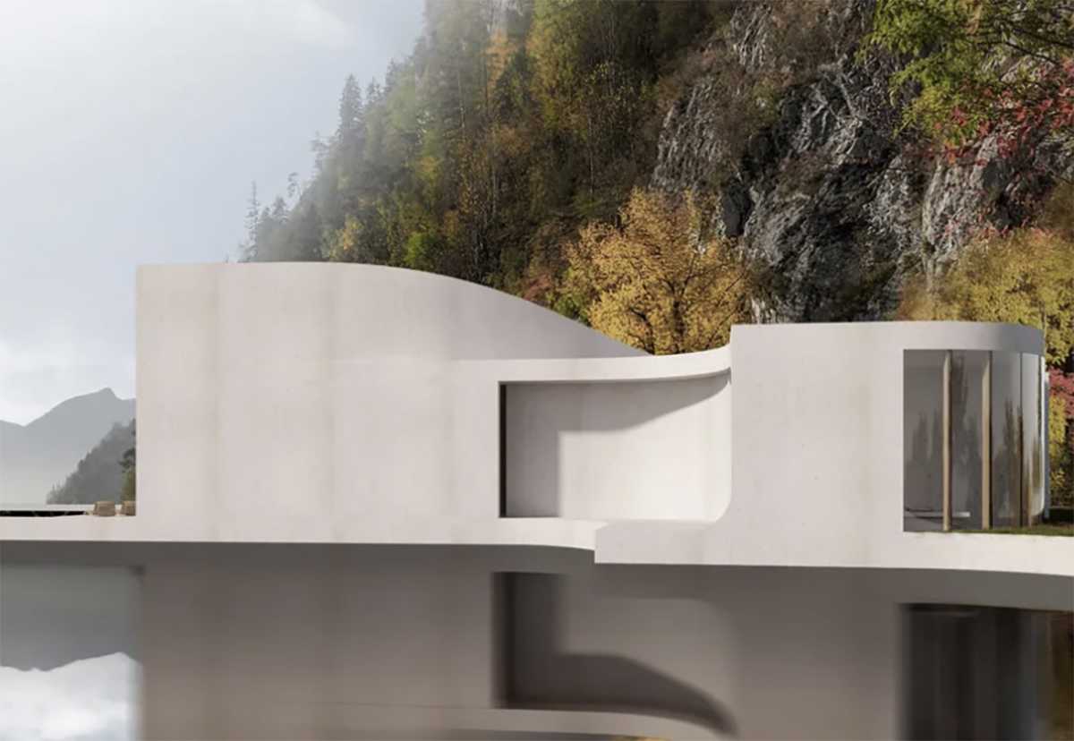 Ένα πανέμορφο σπίτι που νομίζεις ότι επιπλέει στο νερό