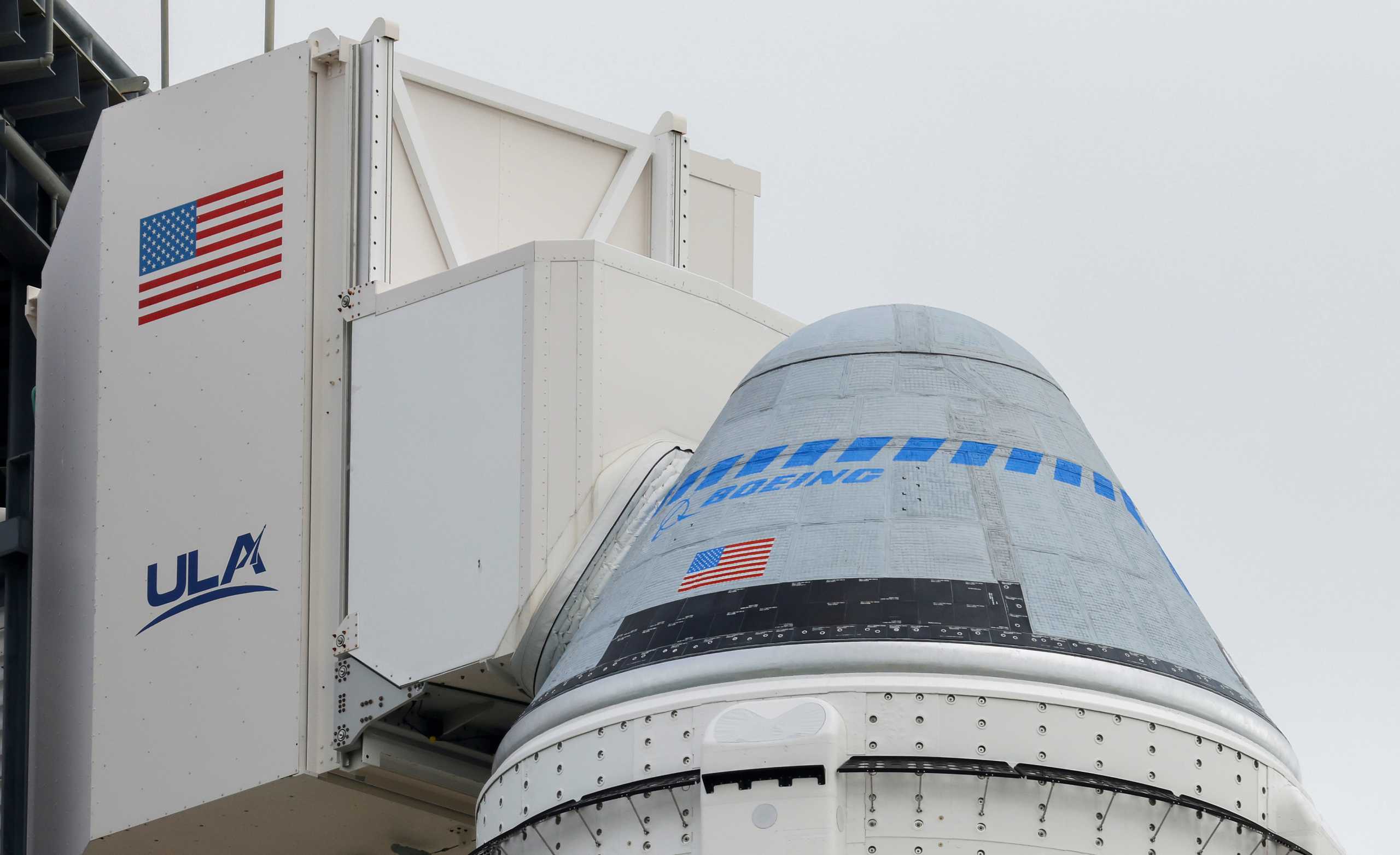 The Atlas V rocket carrying Boeing's CST-100 Starliner capsule is seen, after the launch to the International Space Station was delayed for a do-over test flight in Cape Canaveral, Florida, U.S. August 4, 2021. REUTERS