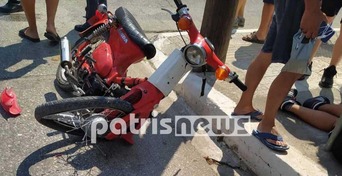 Ανδραβίδα: Αυτοκίνητο παραβίασε STOP και συγκρούστηκε με μηχανανάκι – Τραυματίστηκε ο δικυκλιστής