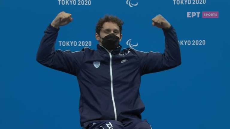 Παραολυμπιακοί Αγώνες: Συγκινημένος ο Αντώνης Τσαπατάκης στην απονομή του χάλκινου μεταλλίου