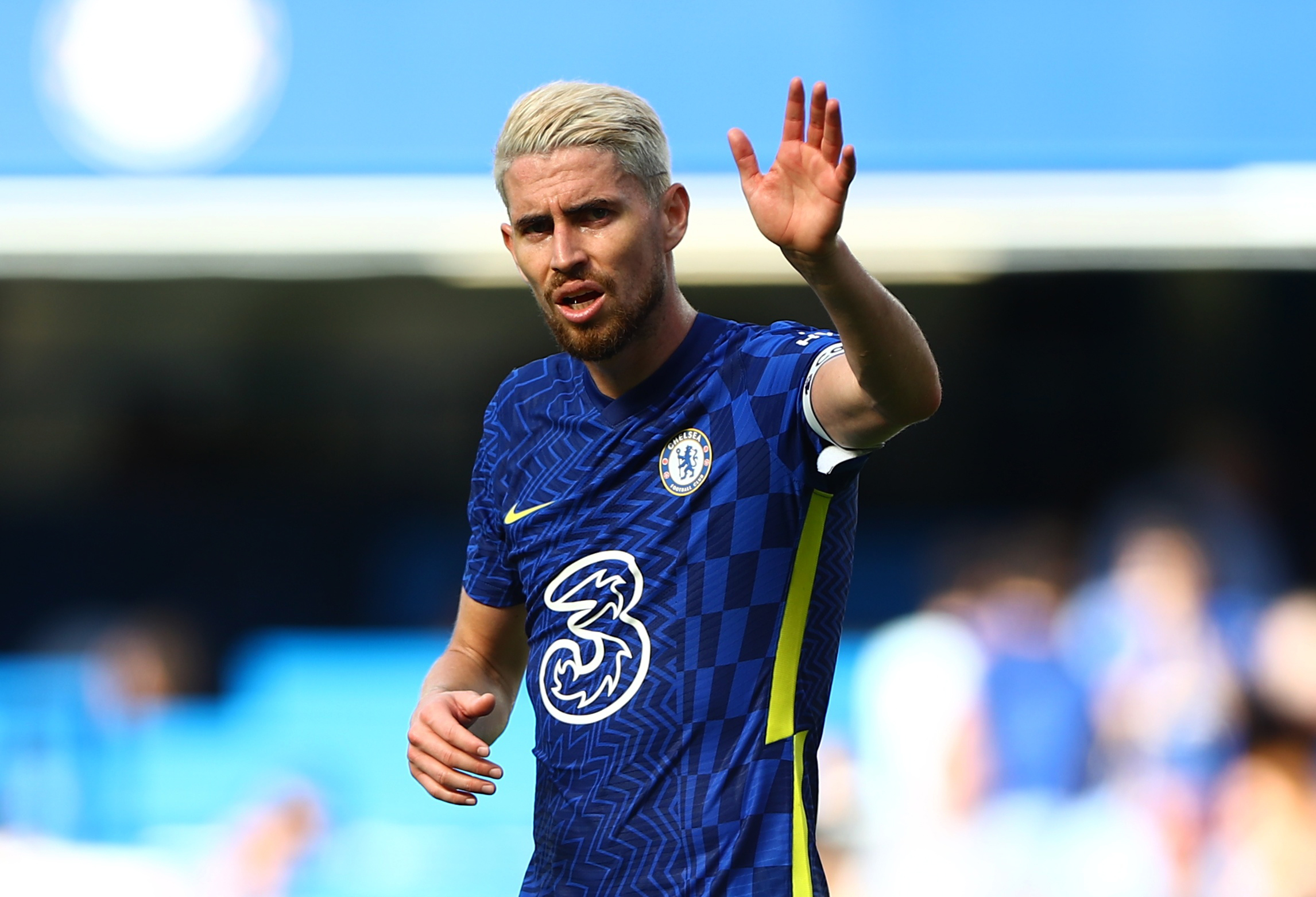 Soccer Football - Premier League - Chelsea v Crystal Palace - Stamford Bridge, London, Britain - August 14, 2021 Chelsea's Jorginho after the match REUTERS