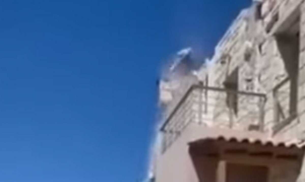 Σεισμός στην Κρήτη: Βίντεο ντοκουμέντο – Στέγη καταρρέει on camera
