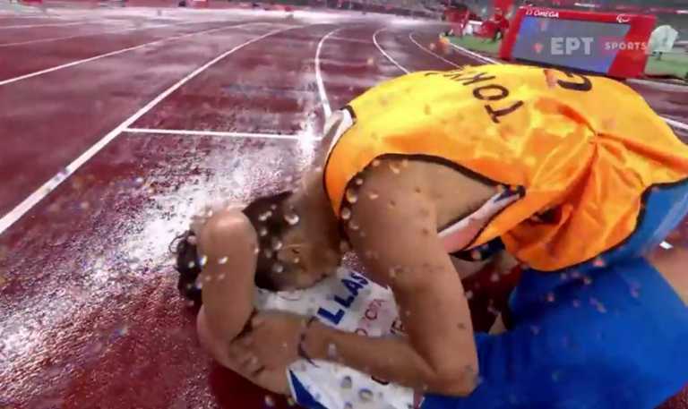 Παραολυμπιακοί Αγώνες: Η «χρυσή» κούρσα του Θανάση Γκαβέλα – Συγκίνηση μετά τον τερματισμό