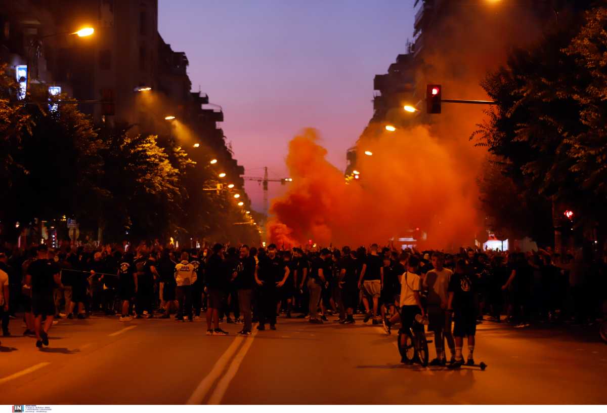 Θεσσαλονίκη: Προσαγωγές στην πορεία των οπαδών του ΠΑΟΚ