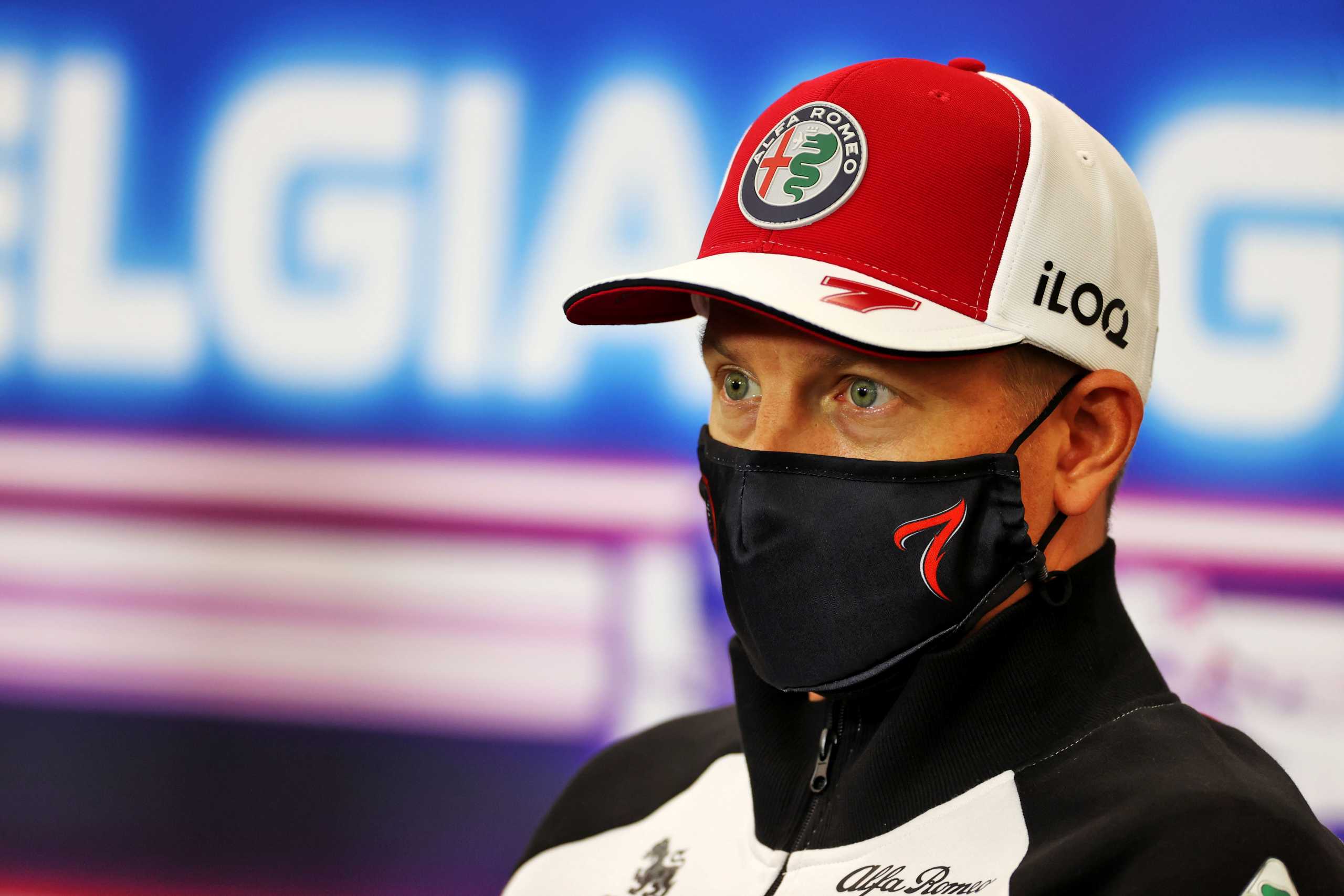 Formula One F1 - Belgian Grand Prix - Spa-Francorchamps, Spa, Belgium - August 26, 2021  Alfa Romeo's Kimi Raikkonen in the FIA Press Conference  FIA
