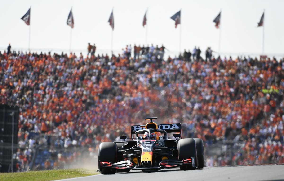 Formula One F1 - Dutch Grand Prix - Circuit Zandvoort, Zandvoort, Netherlands - September 5, 2021 Red Bull's Max Verstappen in action during the race REUTERS