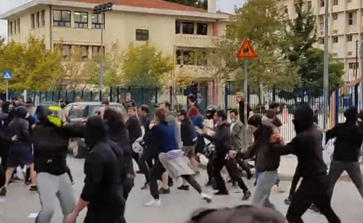 Θεσσαλονίκη: Βίντεο ντοκουμέντα και μαρτυρίες για τα άγρια επεισόδια με  καδρόνια στο ΕΠΑΛ Σταυρούπολης