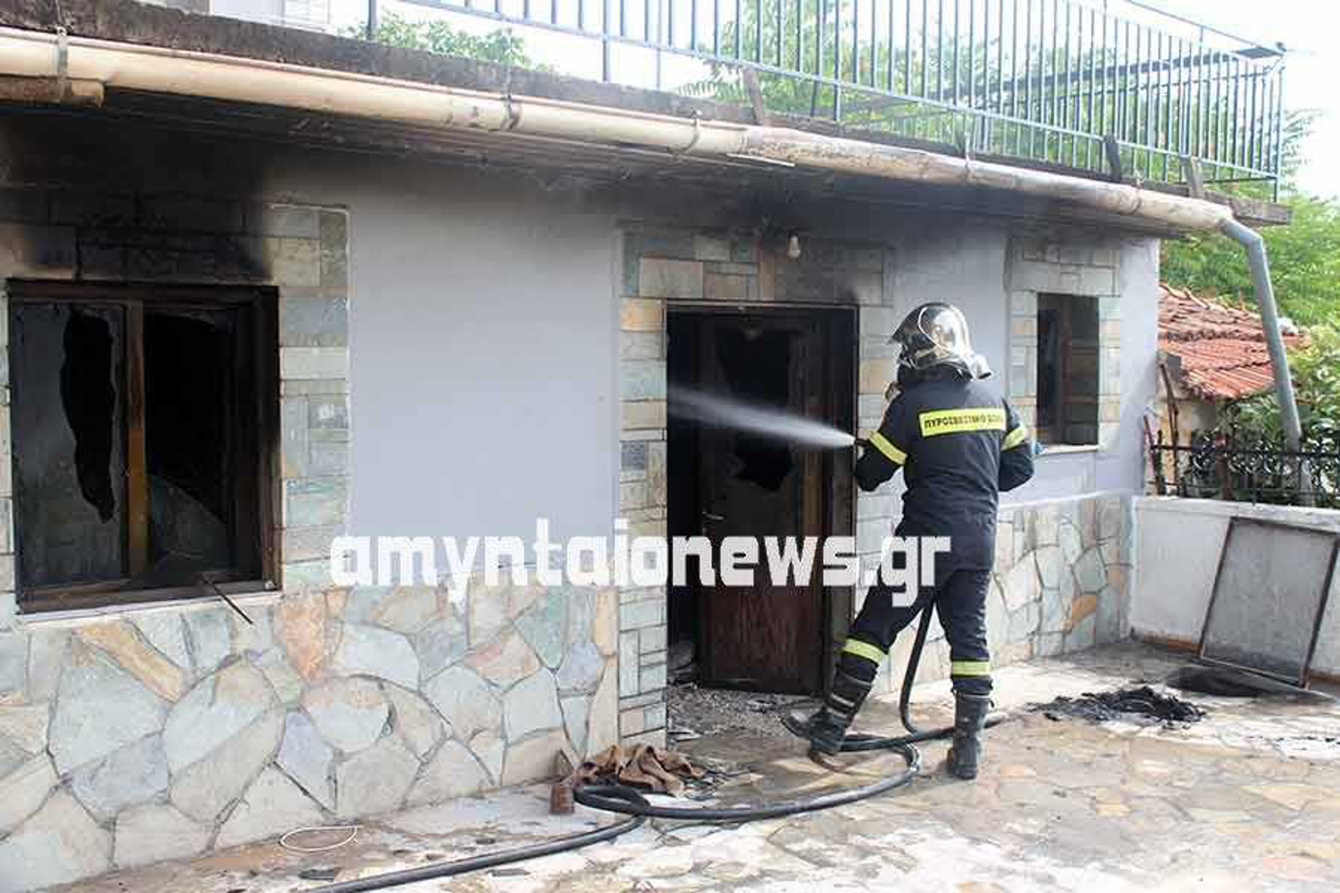 Φλώρινα: Ηλικιωμένη κάηκε ζωντανή μέσα στο σπίτι της