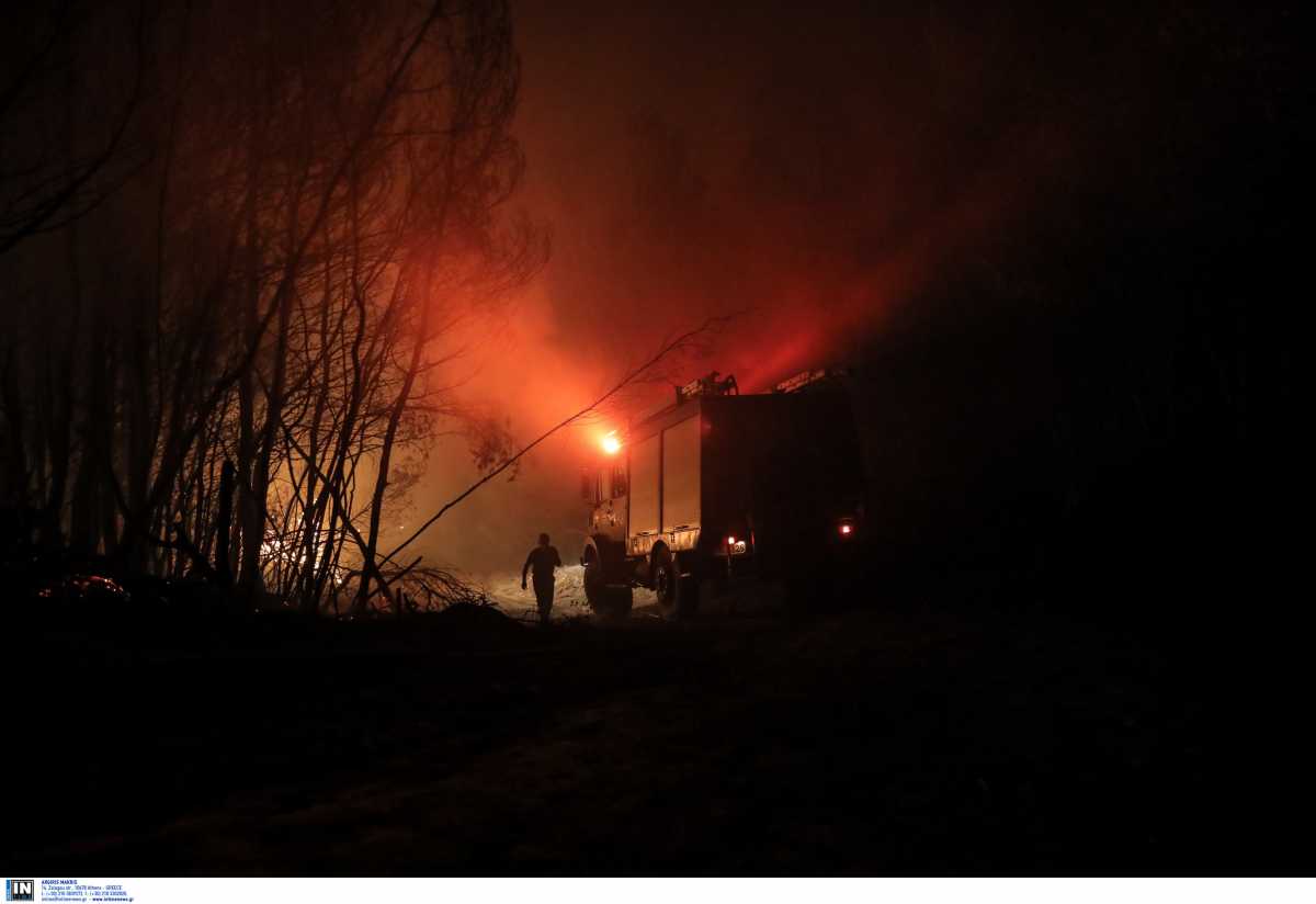 Κάρπαθος: Συνεχίζεται η μάχη με τις φλόγες - Έχει περιοριστεί η φωτιά σε μικρές εστίες