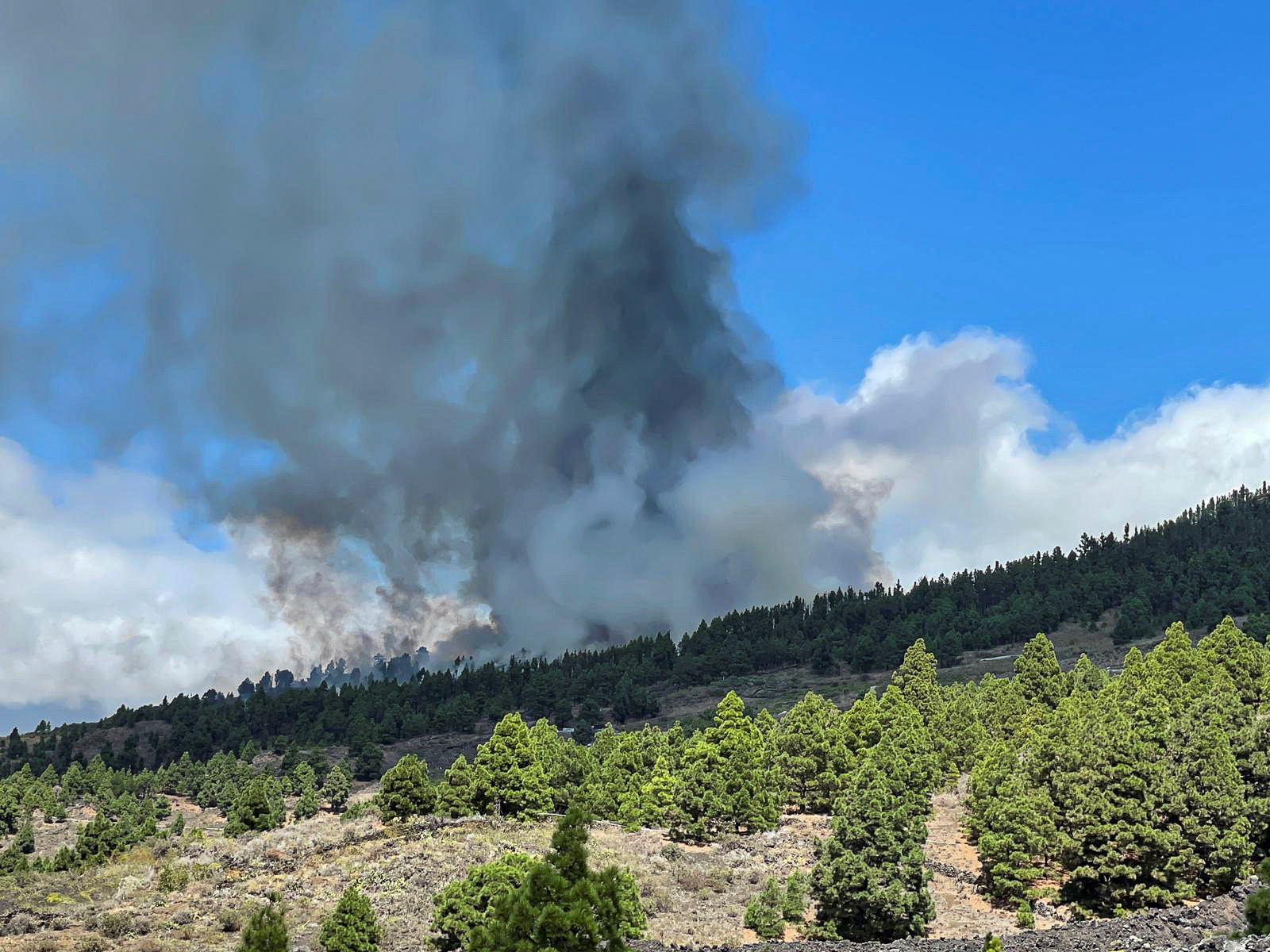 Volcano erupts on Spanish island of La Palma, Spain September 19, 2021. REUTERS
