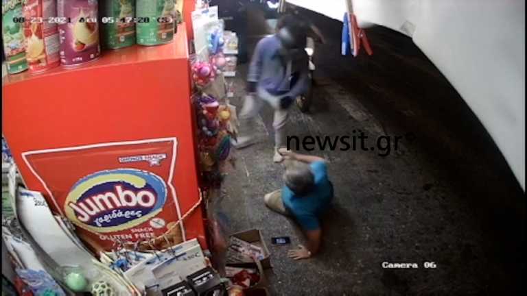 Βίντεο ντοκουμέντο από την ληστεία σε περίπτερο στο Παγκράτι