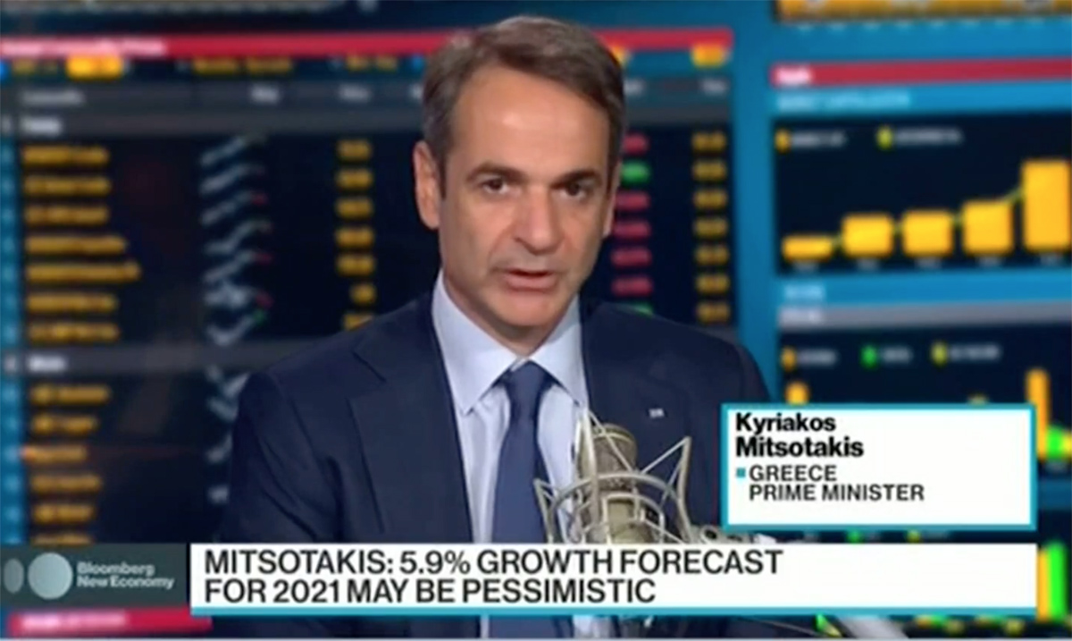 Κυριάκος Μητσοτάκης στο Bloomberg