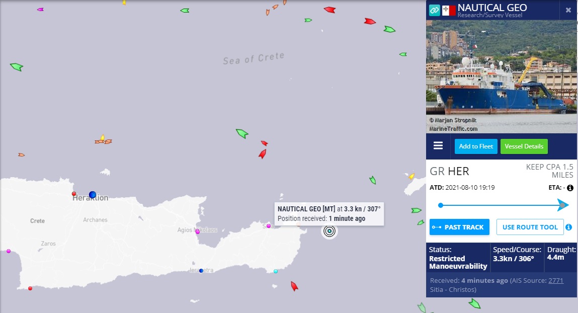 Η Τουρκία με προκλητική Navtex στην περιοχή της Κρήτης «ξαναζεσταίνει» το παράνομο μνημόνιο με τη Λιβύη