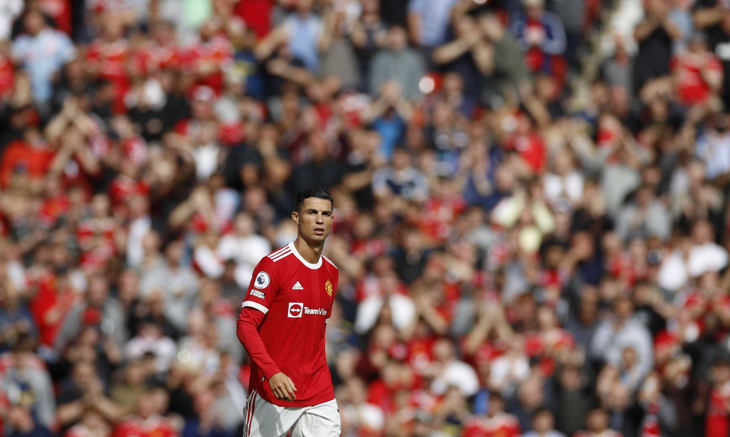 Soccer Football - Premier League - Manchester United v Newcastle United - Old Trafford, Manchester, Britain - September 11, 2021 Manchester United's Cristiano Ronaldo before the match REUTERS