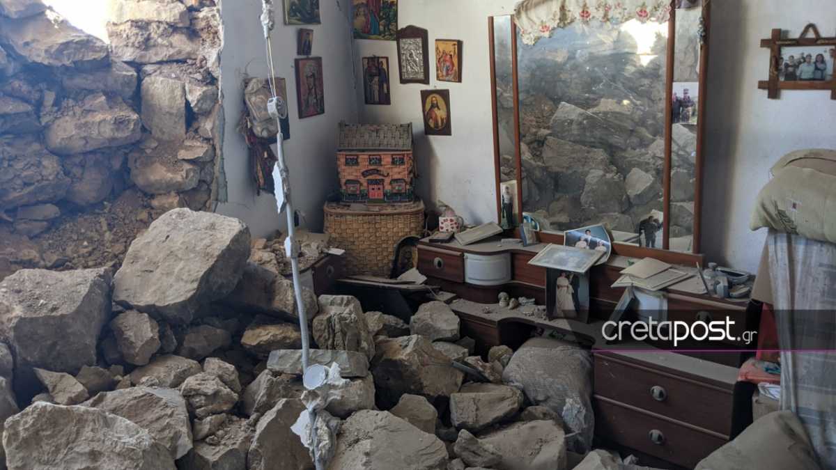 Σεισμός στην Κρήτη: Βυθίστηκε κατά 15 εκατοστά το Αρκαλοχώρι – «Σήκωσε σπίτια» ο Εγκέλαδος