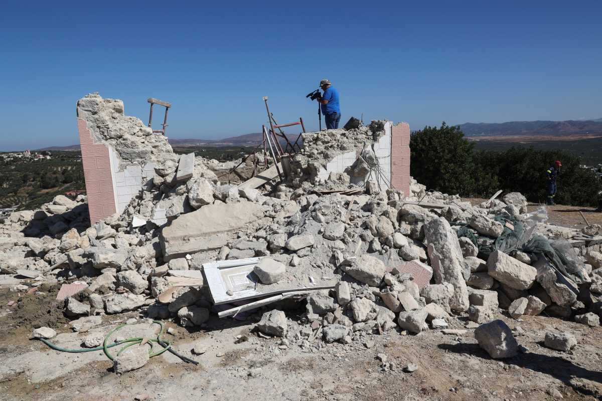 Σεισμός στο Ηράκλειο: Πάνω από 4 Ρίχτερ η πρώτη εκτίμηση