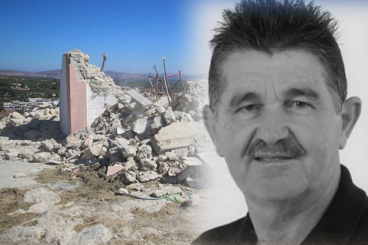 Σεισμός στην Κρήτη: Ο γιος είδε τον πατέρα του να πεθαίνει μπροστά στα μάτια του