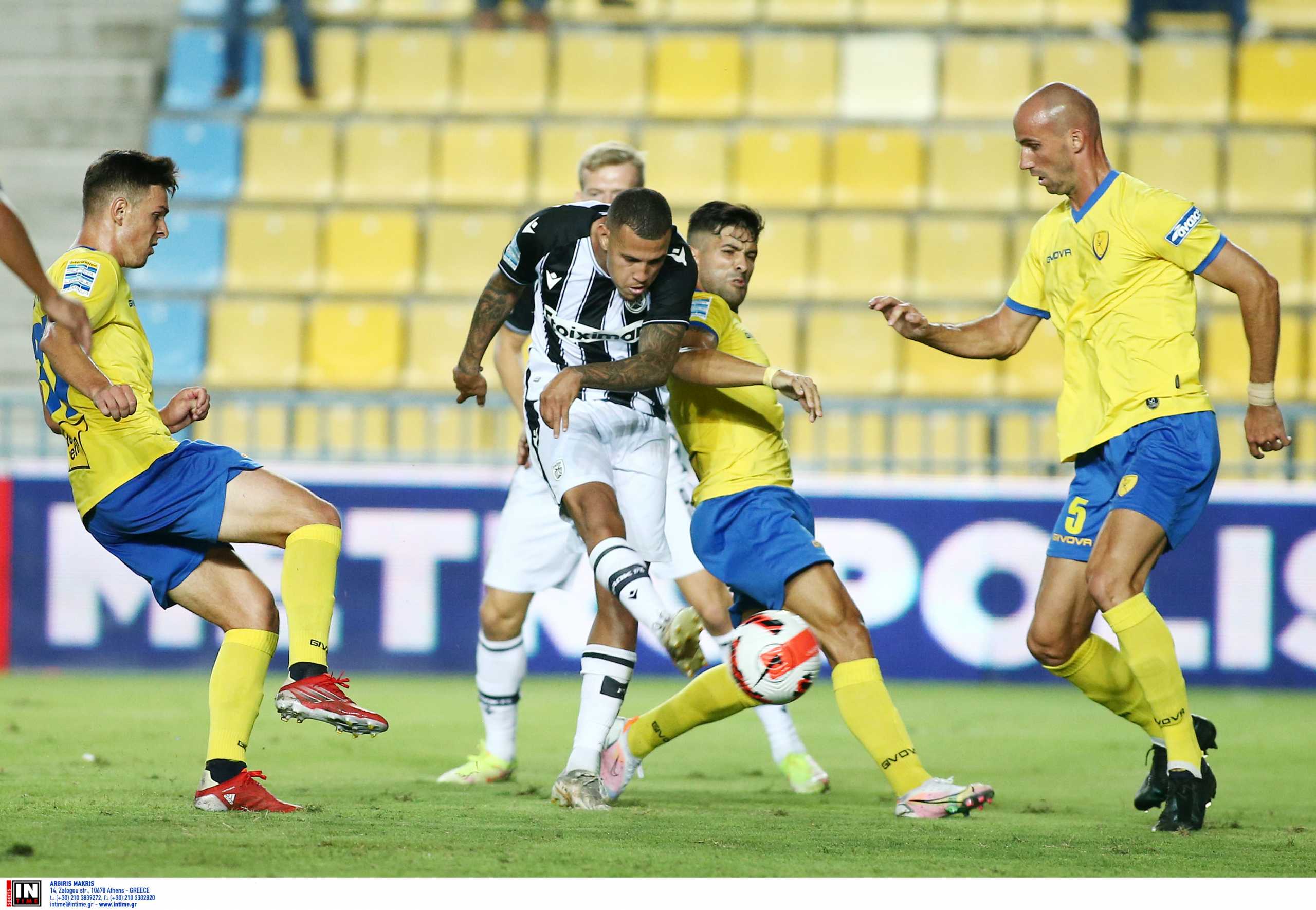 Παναιτωλικός – ΠΑΟΚ 1-2: Νέο διπλό με υπογραφή Σίντκλεϊ και Πασχαλάκη